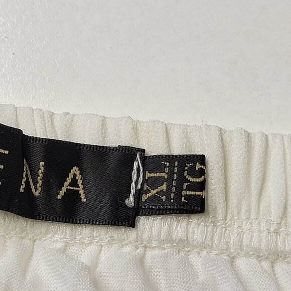 White Lace Skirt Gold Sequin Elastic Waist Pleated Skirt Sizes XL and Size XXL - Picture 12 of 16